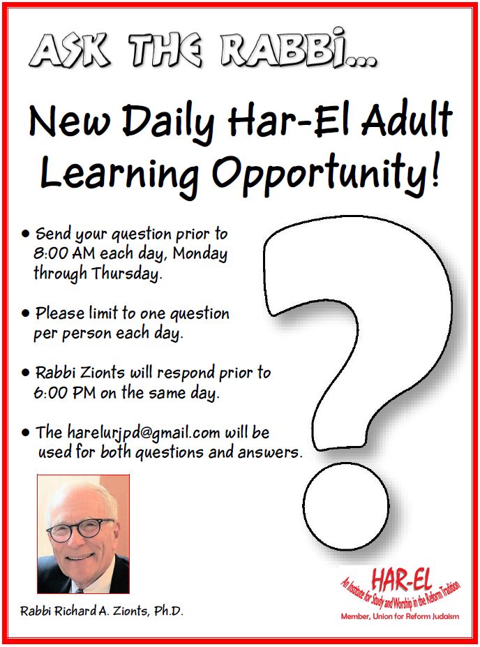 ask the rabbi poster ask the rabbi poster