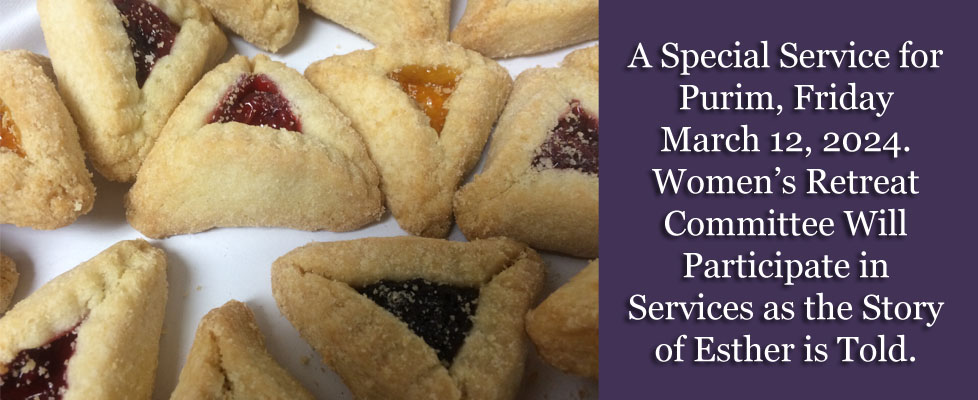 A special service for Purim